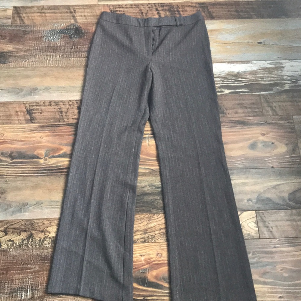 Gray pinstripe dress pant for juniors